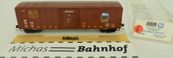 Wisconsin Central 50&#039; Rib Side Boxcar 26173 Micro Trains Line 27210 1:160 P36 å