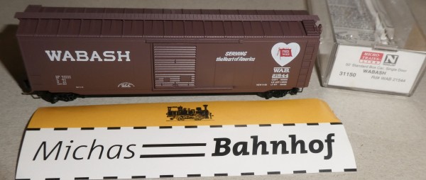 WABASH 21544 50&#039; St Box Car Micro Trains Line 31150 1:160 OVP ø02 å