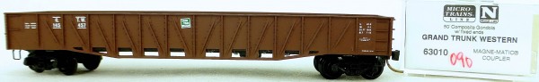 Micro Trains Line 63010 GTW und 145457 50&#039; Gondola Fixes Ends 1:160 OVP #i090 å