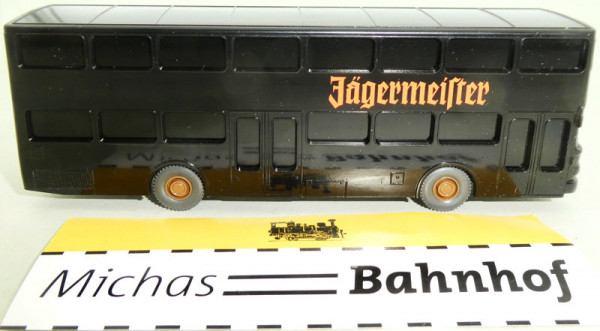 Jägermeister BVG Doppeldecker MAN SD 200 aus WIKING Bus 1:87 H0 Hi4 å.