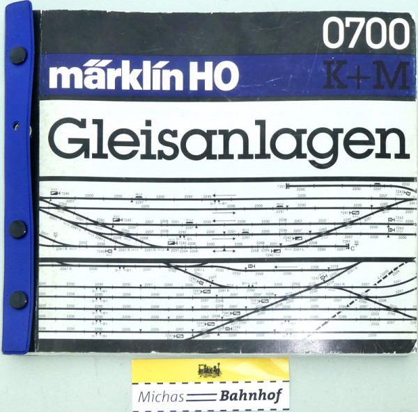 Märklin 0700 Gleisanlagen K + M Spur HO 1:87 HD4 å