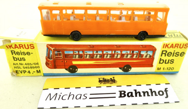 Ikarus Reisebus MK Modelle DDR im Schmuckkarton TT 1:120 HA3 å