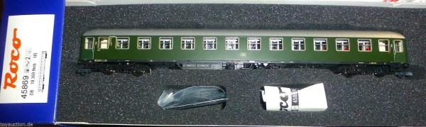 Schnellzugwagen B4üm 54 Türen öffnen DB Ep3 für AC Roco 45869 H0 1:87 LD1µ