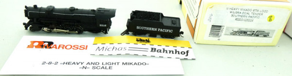 Con Cor 28224 Heavy Mikado 2-8-2 Dampflok Southern Pacific OVP N 1:160 KE2 #B å
