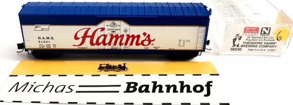 Micro Trains Line 38230 50’ Box Car THEODORE HAMM® BREWING CO N 1:160 ¥6 å