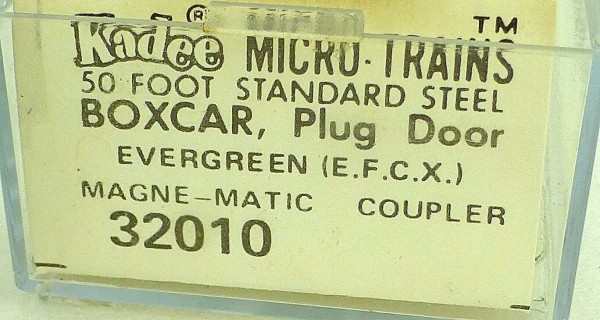 50´ Standard Boxcar EVERGREEN E.F.C.X. Micro Trains Line 32010 N 1:160 C å*