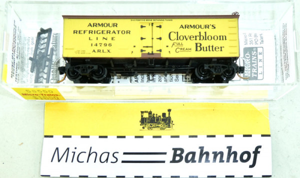 Micro Trains 58550 36' Wood Sheathed Ice Reefer ARMOUR N 1:160 #D KG1 å