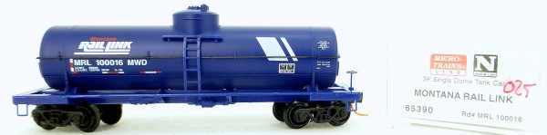 Micro Trains Line 65390 MRL 100016 MWD 39&#039; Single Dome Tank Car 1:160 OVP #i025 å