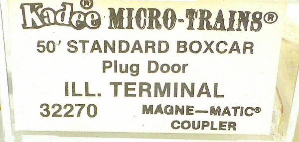50´ Standard Boxcar ILL TERMINAL 7234 Micro Trains Line 32270 N 1:160 C å *