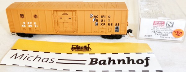 PFE 457571 50&#039; Rib Box Car Plug Door Micro Trains Line 27090 N 1:160 J150 å