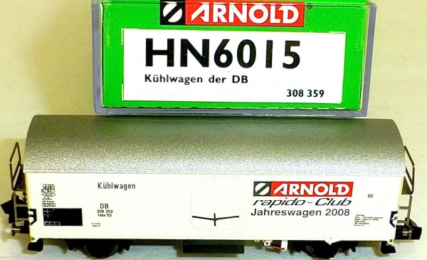 rapido Club Jahreswagen 2008 Kühlwagen DB ARNOLD HN6015 N 1:160 NEU OVP å *