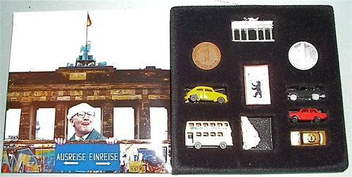 Mauer Set OST-WEST Pfennige Autos Berlin OVP N 1:160 U'C å *