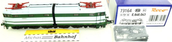 Roco 73164 FS E.646.043 Ellok Ep4 Plux22 H0 1:87 OVP KC4 µ