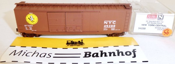 New York Central 50´ Boxcar Micro Trains Line 34220 N 1:160 Ω56 å