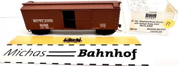 Micro Trains Line 39130 40' Double Wood Box RUTLAND 6088 N 1:160 ¥n å