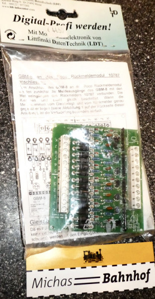 Littfinski 020002 Gleisbesetztmelder 8-fach GBM-8-F HR3 å