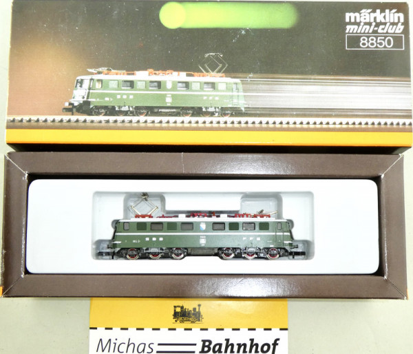8850 Märklin Ellok Ae6/6 Zürich 11412 SBB mini club Spur Z 1:220 OVP HS4 å