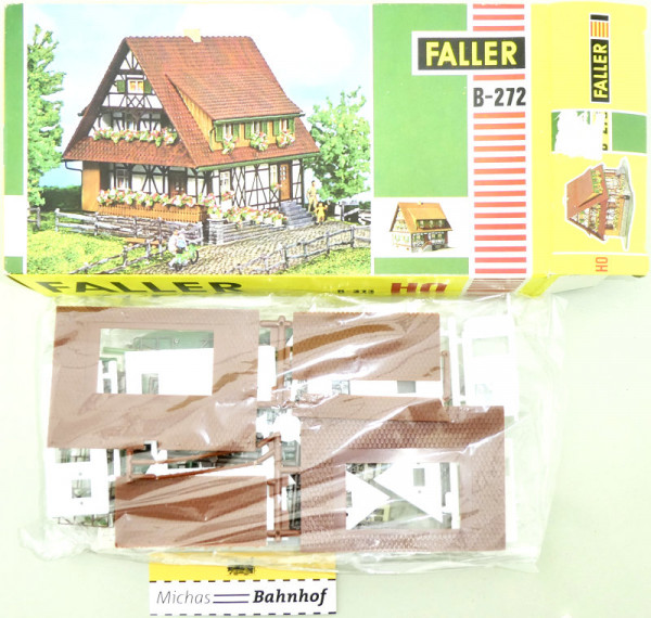 B-272 Faller Badisches Fachwerkhaus AMS Bausatz 1960er H0 1/87 OVP HC1 å