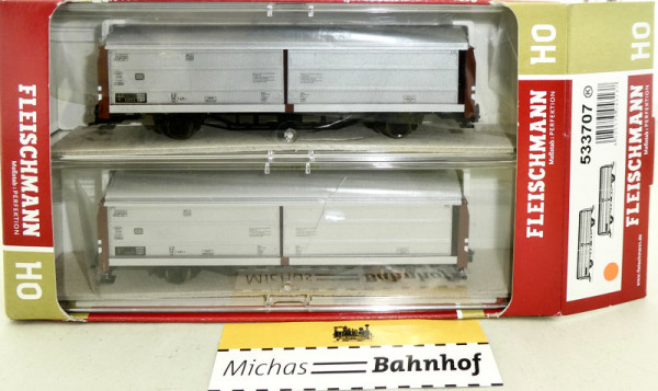 Fleischmann 533707 Schiebewandwagen-Set HO 1:87 LC4 a