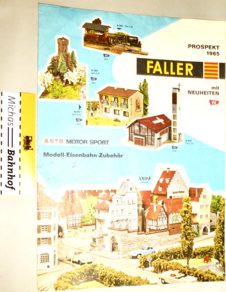 FALLER Prospekt mit Neuheiten 1965 å