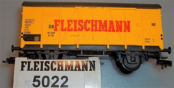 Fleischmann Güterwagen 5022 OVP Pappkarton Packung NEU 1:87 H0 LB3 å