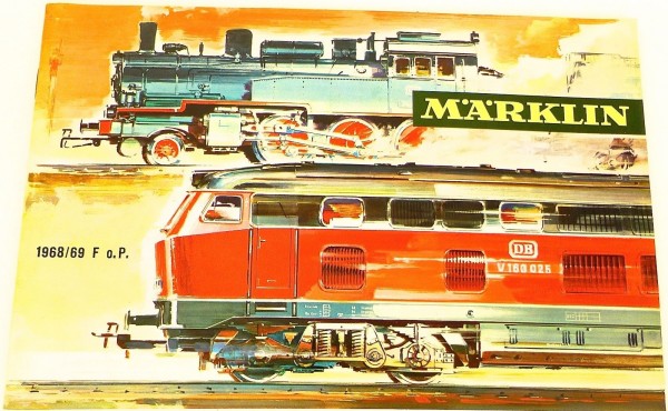 1968/69 F o.P. MÄRKLIN KATALOG FRANZÖSISCH FRANCE super Zustand å *