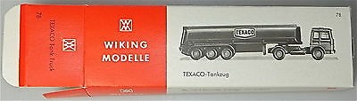 78 TEXACO Tankzug Wiking Karton leer å