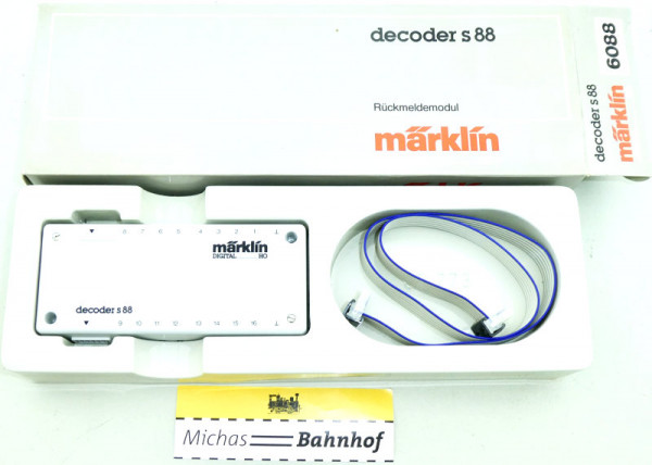 Märklin 6088 decoder s88 Rückmeldemodul OVP KB3 å