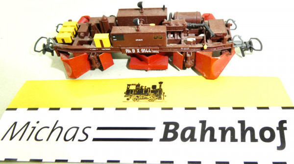 Bemo RhB X 9144 Spurpflug Rhätische Bahn HOm HT0 å