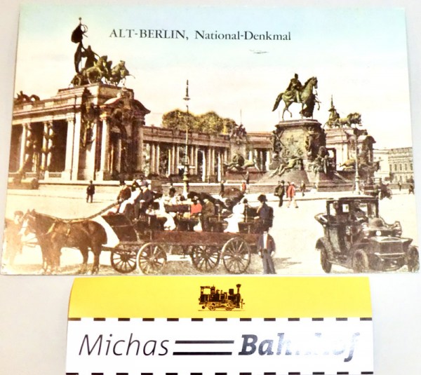 National Denkmal Alt Berlin alte Ansichtskarte 50er Jahre 122 å