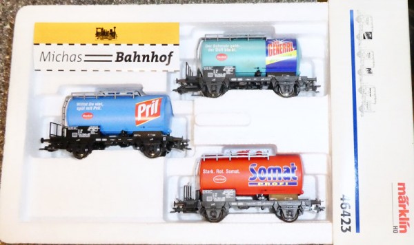 Märklin 46423 Henkel Kesselwagen Set H0 1:87 OVP Hi1 å