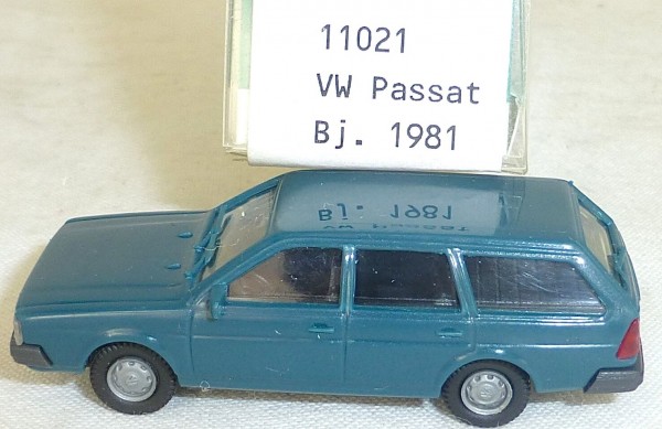 VW Passat taubenblau IMU/EUROMODELL 11021 H0 1/87 OVP # LL1 å