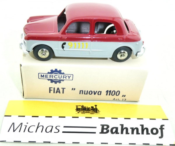 Fiat nuova 1100 Taxi Mercury Collection Art 13 cast Hachette 1:48 OVP U&#039;i-j2 µ