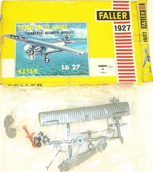 Spirit of St. Louis Lindbergh Atlantik Rayan LB27 Bausatz FALLER 1927 1:100 å √