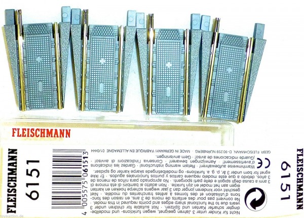 Zwei Stück Fleischmann 6151 Ergänzungsset für 6150 NEU OVP 1:87 H0 # LD5 µ