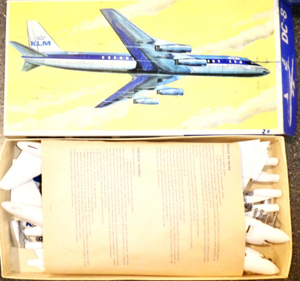 Plasticart DC-8 Douglas KLM 1:100 Bausatz VEB OVP HT0 å
