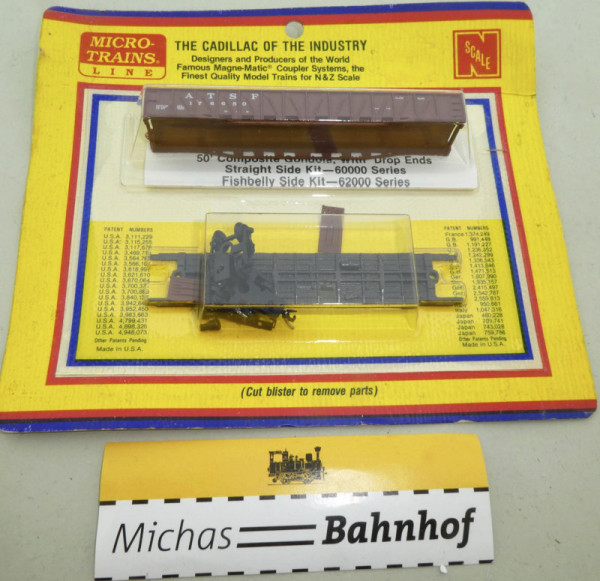 Micro Trains ATSF 176650 50' Gondola Drop Ends Bausatz N 1:160 #A KC3 å