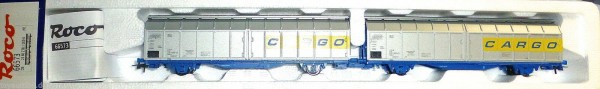 Roco 66573 Schiebewandwagen Hbbillns Cargo DB EpIV NEM KKK H0 1:87 OVP HE3 µ *