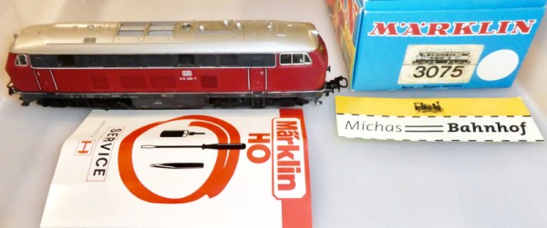 V 215 025-7 Diesellok Märklin 3075 H0 1:87 OVP HH2 å