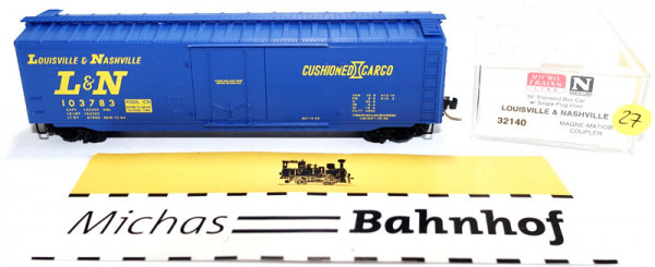Micro Trains Line 32140 50&#039; Standard Boxcar Louisville Nashville 103783 N 1:160 m27 å