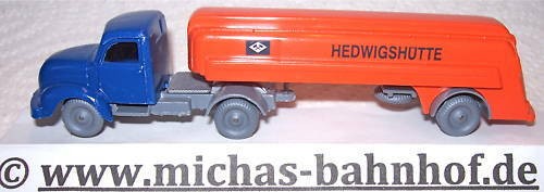 HEDWIGSHÜTTE Tanksattelzug Magirus Rundhauber IMU 1:87 72 HH1 å*