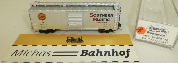 Southern Pacific Overnights 163824 40&#039; Box Car Atlas 3442 N 1:160 #=16 å