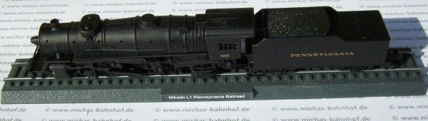 Mikado L1 Pennsylvania Railroad Standmodell N 1/160 µ