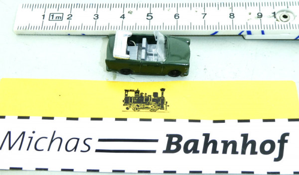 Trabbi Trabant Modellauto Cabrio grün Cabriolet TT 1:120 HL4 å