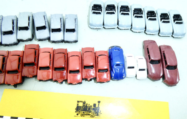 30 PKW Ladegut Deko VW Porsche Trabant Citroen Fiat N 1:160 IMU HD3 å
