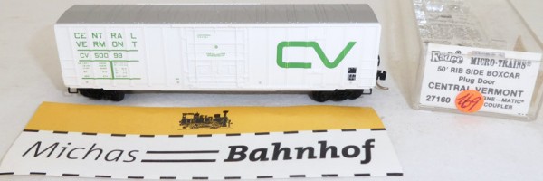 CV 50098 50&#039; Rib Box Car Plug Door Micro Trains Line 27160 N 1:160 J169 å