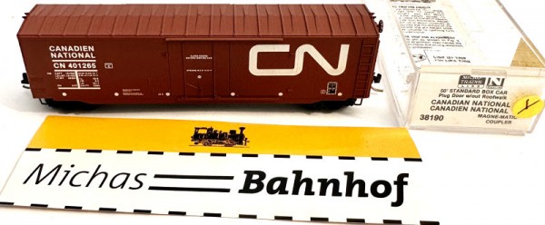 Micro Trains Line 38190 50’ Box Car Plug Door CANADIAN NATIONAL N 1:160 ¥Y å