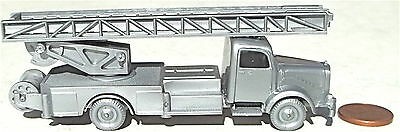 Feuerwehr Leiterwagen Silberwehr Mercedes 5000 silber IMU H0 1:87 Replika 96 å *