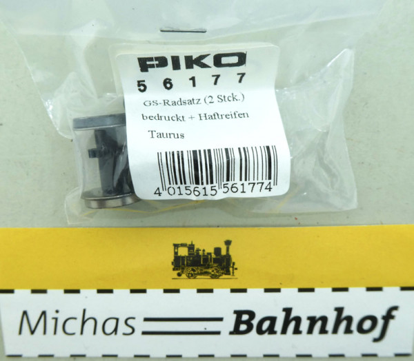 Piko 56177 GS-Radsatz (2 stck.) bedruckt + Haltreifen Taurus H0 1:87 OVP Li5 å