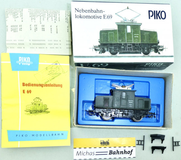 Piko E 69 05 Ellok grün DR DDR H0 1:87 OVP HA2 å